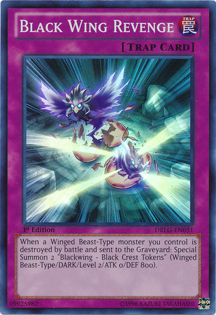 Black Wing Revenge [DRLG-EN031] Super Rare | Good Games Adelaide SA