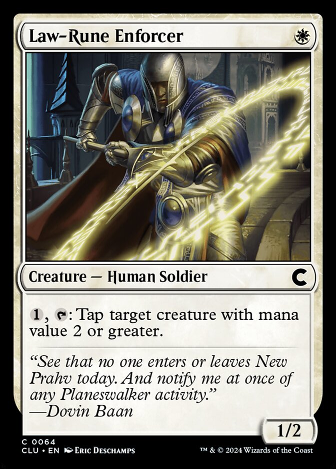 Law-Rune Enforcer 64 (Ravnica: Clue Edition)  | Good Games Adelaide SA