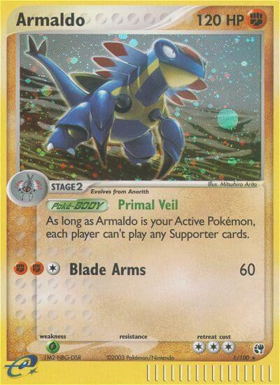 Armaldo 1/100 (Sandstorm)  - Holofoil | Good Games Adelaide SA