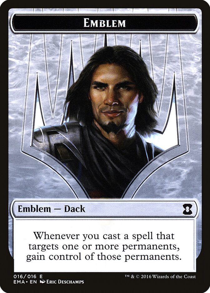 Emblem - Dack Fayden [Eternal Masters Tokens] | Good Games Adelaide SA