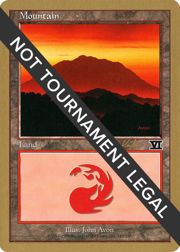 Mountain 343 2000 Janosch Kuhn 6ED  (World Championship Decks)  | Good Games Adelaide SA