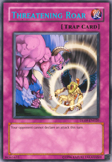 Threatening Roar (Blue) [DL09-EN020] Rare | Good Games Adelaide SA