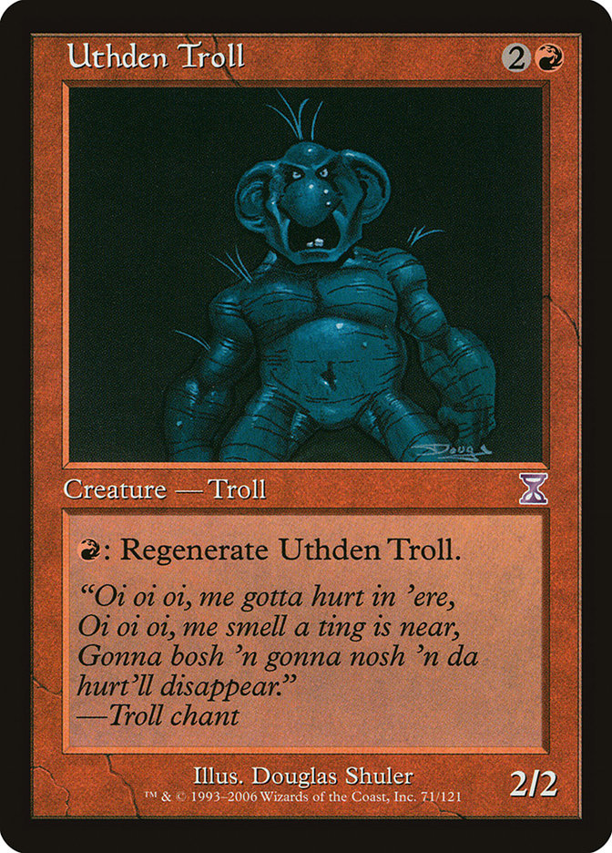 Uthden Troll 71 (Timeshifted)  - Foil | Good Games Adelaide SA