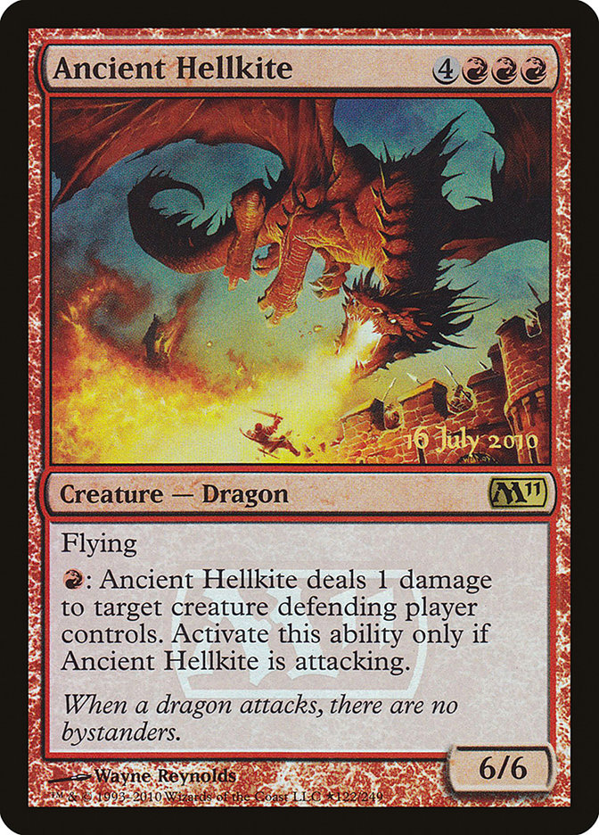 Ancient Hellkite [Magic 2011 Promos] | Good Games Adelaide SA