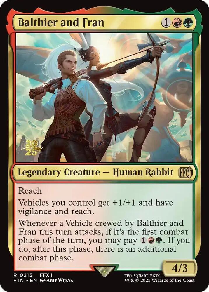 Balthier and Fran 213 (Prerelease Cards)  - Foil | Good Games Adelaide SA