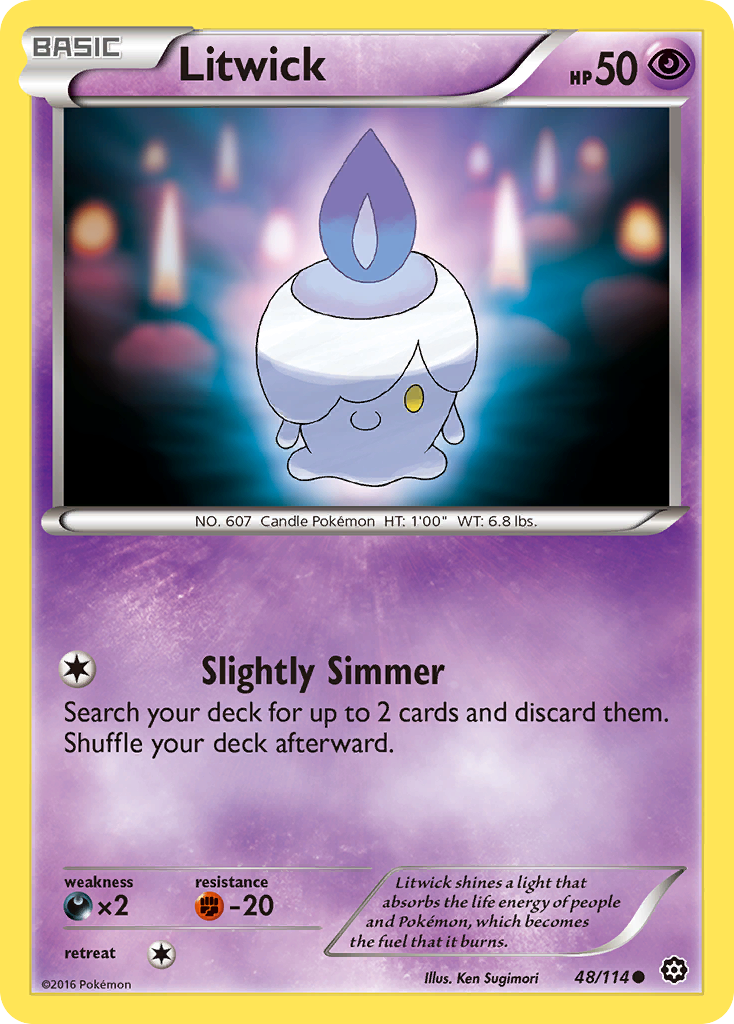 Litwick (48/114) [XY: Steam Siege] | Good Games Adelaide SA
