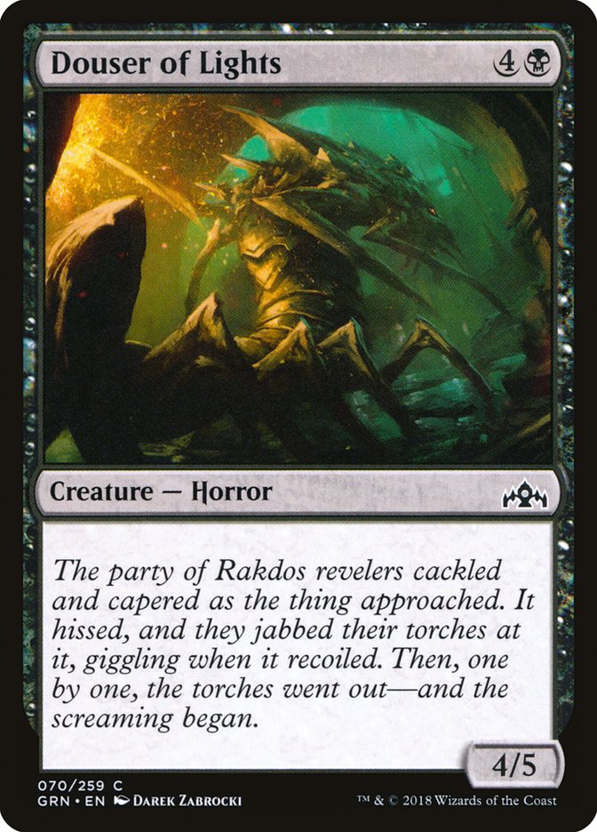 Douser of Lights 70 (Guilds of Ravnica)  - Foil | Good Games Adelaide SA