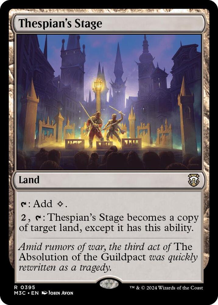 Thespians Stage 395/411 (Commander: Modern Horizons 3)  - Ripple Foil | Good Games Adelaide SA