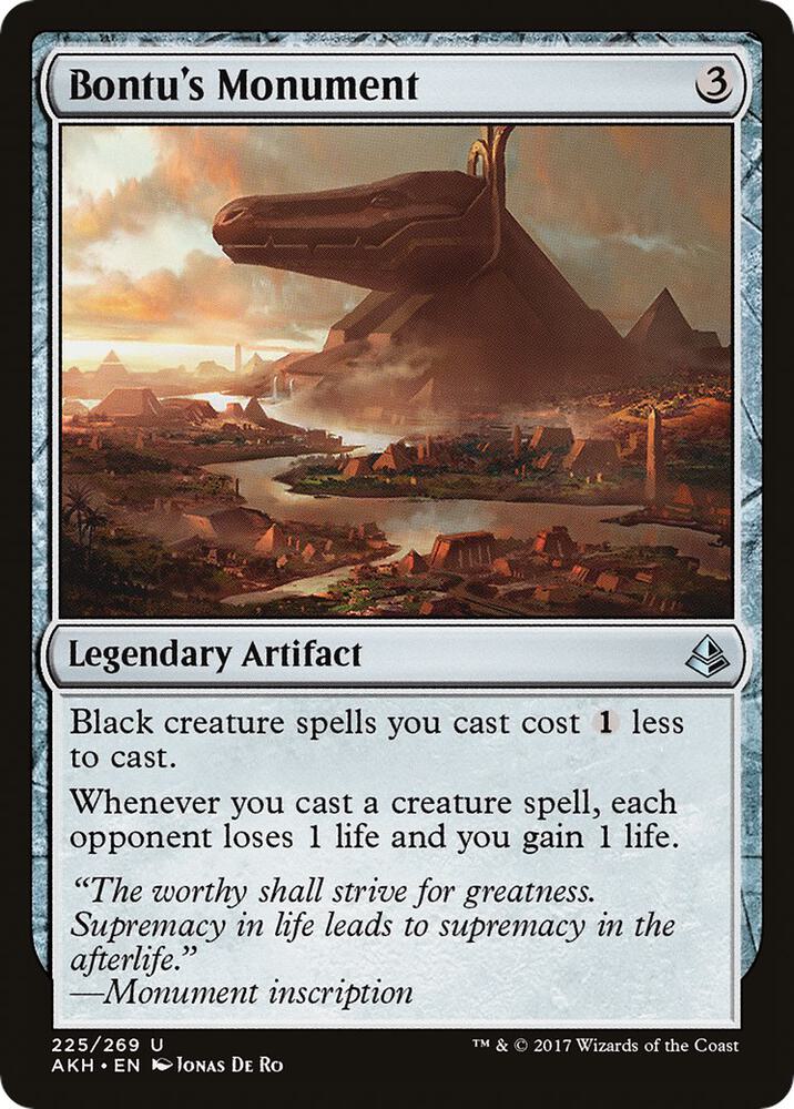 Bontu's Monument 225 (Amonkhet)  | Good Games Adelaide SA
