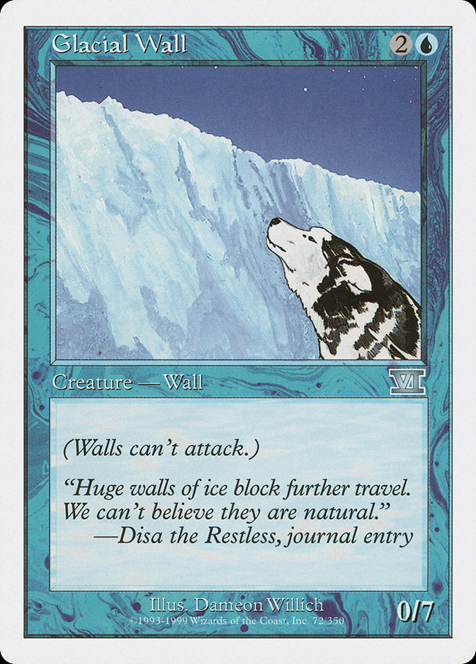 Glacial Wall [Classic Sixth Edition] | Good Games Adelaide SA
