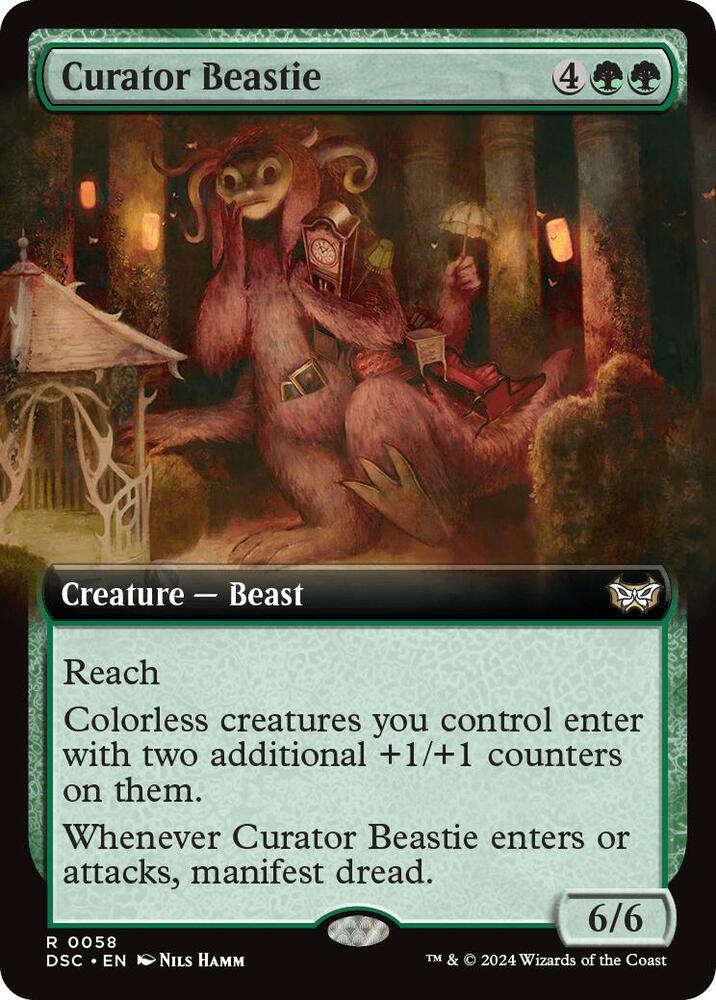 Curator Beastie 58 (Commander: Duskmourn: House of Horror)  | Good Games Adelaide SA