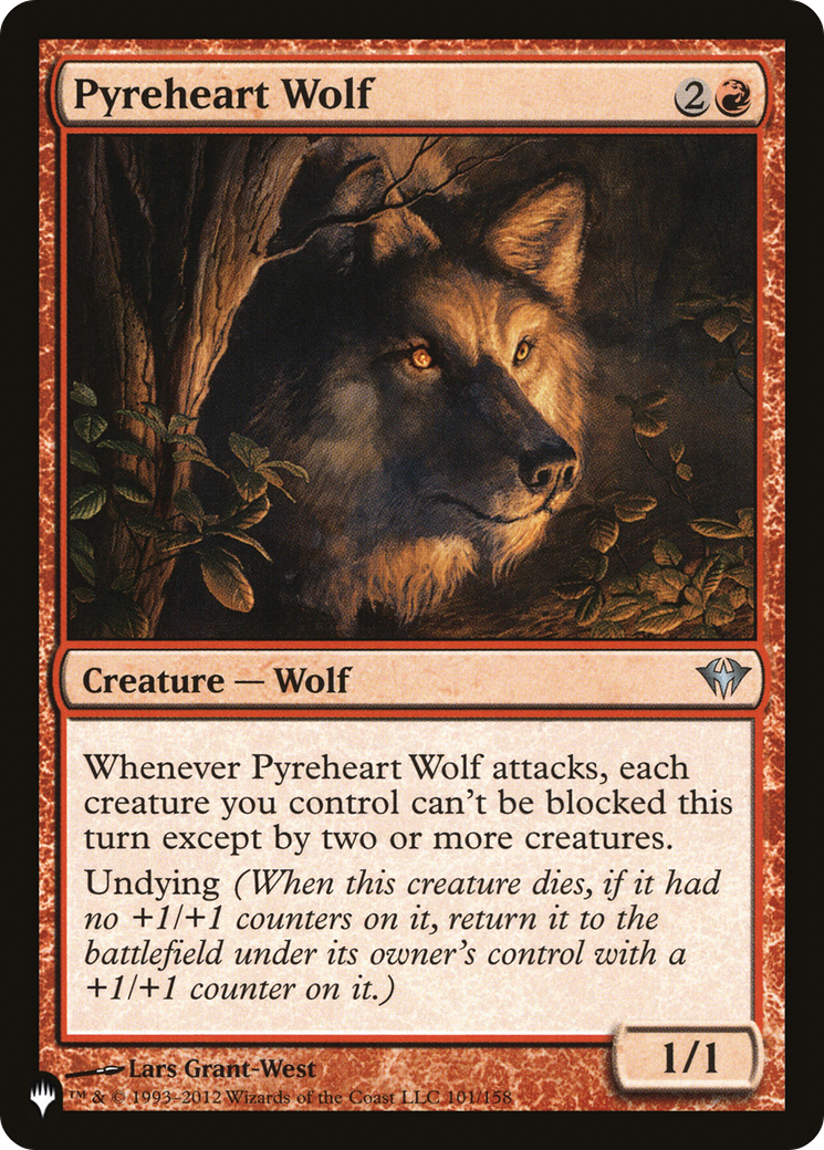 Pyreheart Wolf [The List Reprints] | Good Games Adelaide SA