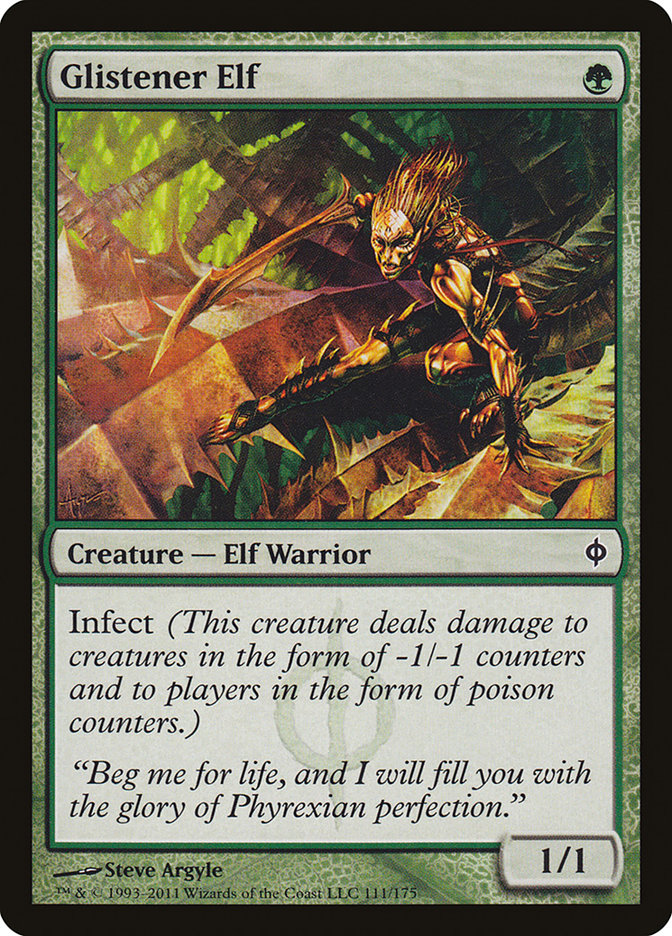Glistener Elf 111 (New Phyrexia)  | Good Games Adelaide SA