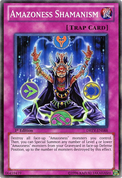 Amazoness Shamanism [DREV-EN088] Super Rare | Good Games Adelaide SA