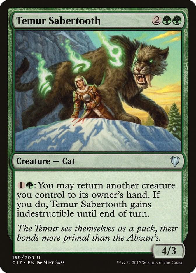 Temur Sabertooth 159 (Commander 2017)  | Good Games Adelaide SA