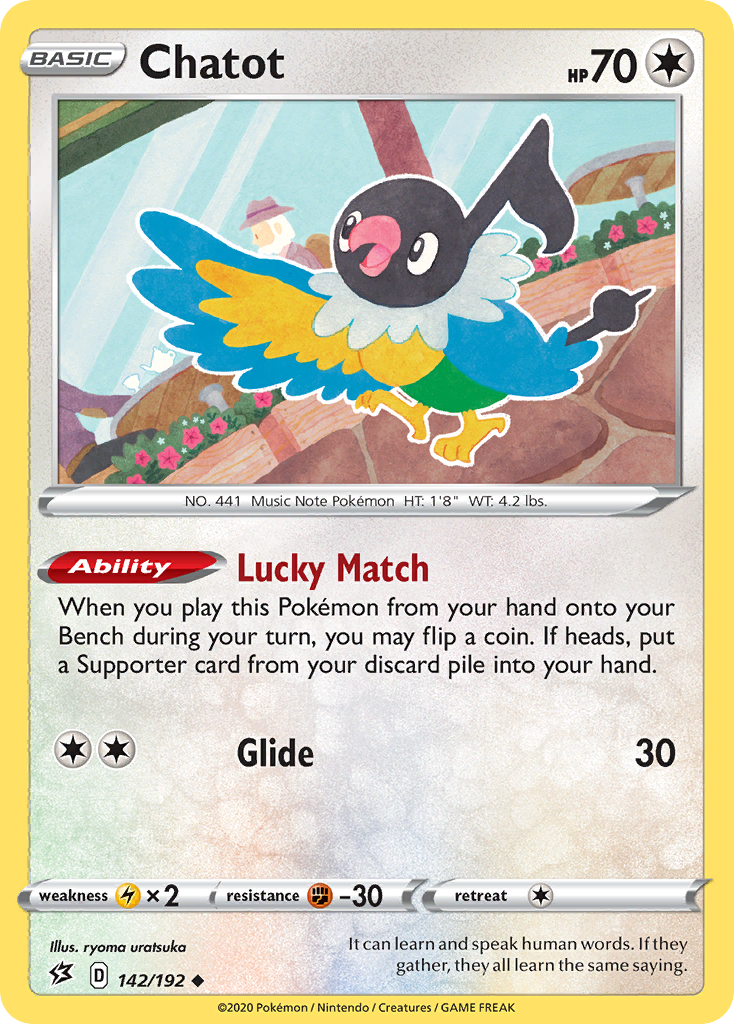 Chatot (142/192) [Sword & Shield: Rebel Clash] | Good Games Adelaide SA