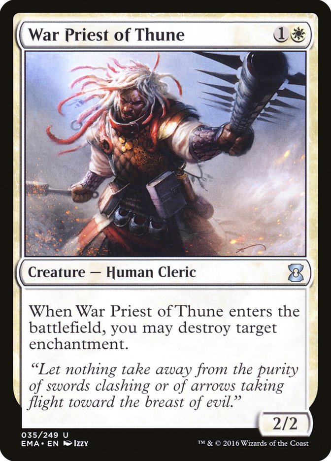 War Priest of Thune 35 (Eternal Masters)  - Foil | Good Games Adelaide SA