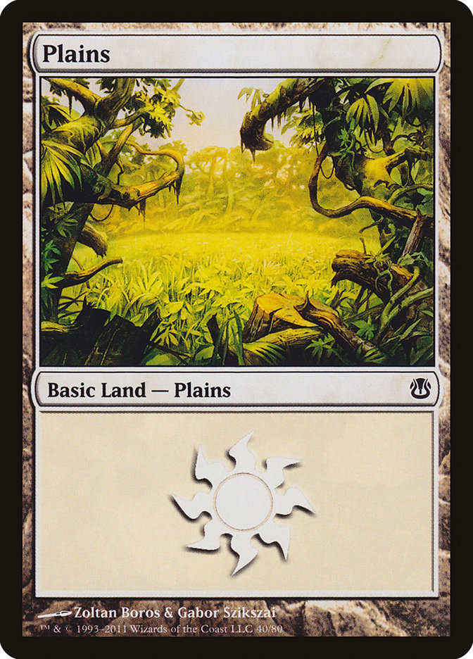 Plains (40) [Duel Decks: Ajani vs. Nicol Bolas] | Good Games Adelaide SA