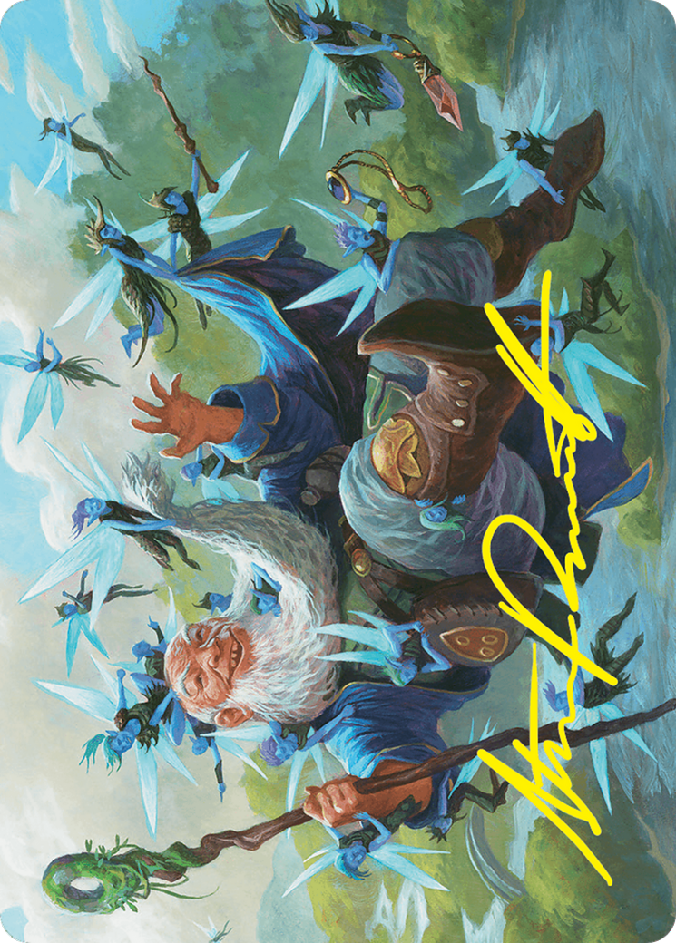 Mischievous Mystic Art Card (7/54) (Gold-Stamped Signature) [Foundations Art Series] | Good Games Adelaide SA