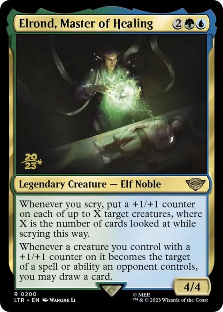 Elrond Master of Healing 200 (Prerelease Cards)  - Foil | Good Games Adelaide SA