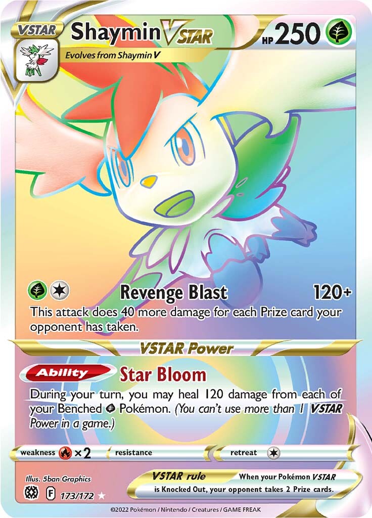 Shaymin VSTAR (173/172) [Sword & Shield: Brilliant Stars] | Good Games Adelaide SA