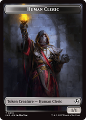 Demon // Human Cleric Double-Sided Token [Innistrad Remastered Tokens] | Good Games Adelaide SA