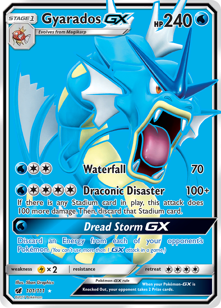 Gyarados GX (101/111) [Sun & Moon: Crimson Invasion] | Good Games Adelaide SA
