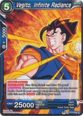 Vegito, Infinite Radiance (BT10-046) [Rise of the Unison Warrior 2nd Edition] | Good Games Adelaide SA