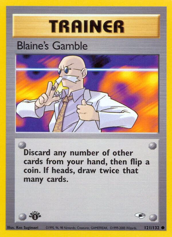 Blaines Gamble 121/132 (Gym Heroes)  - 1st Edition | Good Games Adelaide SA