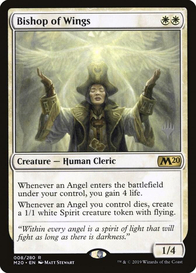 Bishop of Wings 8 (Promo Pack: Core Set 2020)  - Foil | Good Games Adelaide SA