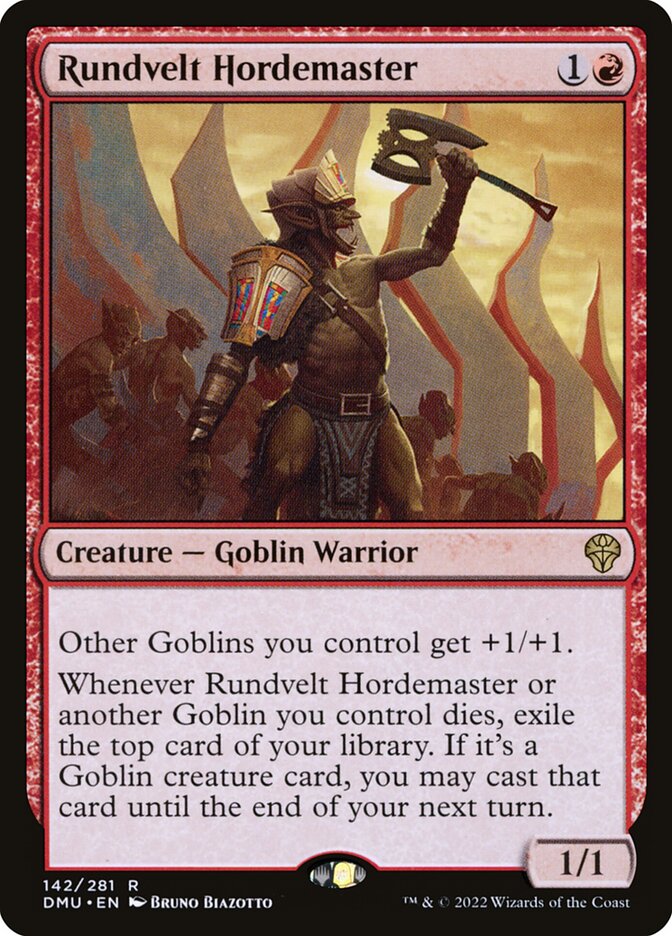 Rundvelt Hordemaster 142 (Dominaria United)  | Good Games Adelaide SA