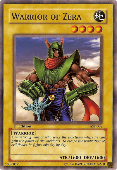 Warrior of Zera [AST-002] Common | Good Games Adelaide SA