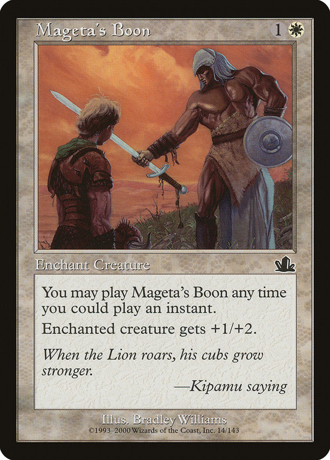 Mageta's Boon 14 (Prophecy)  - Foil | Good Games Adelaide SA