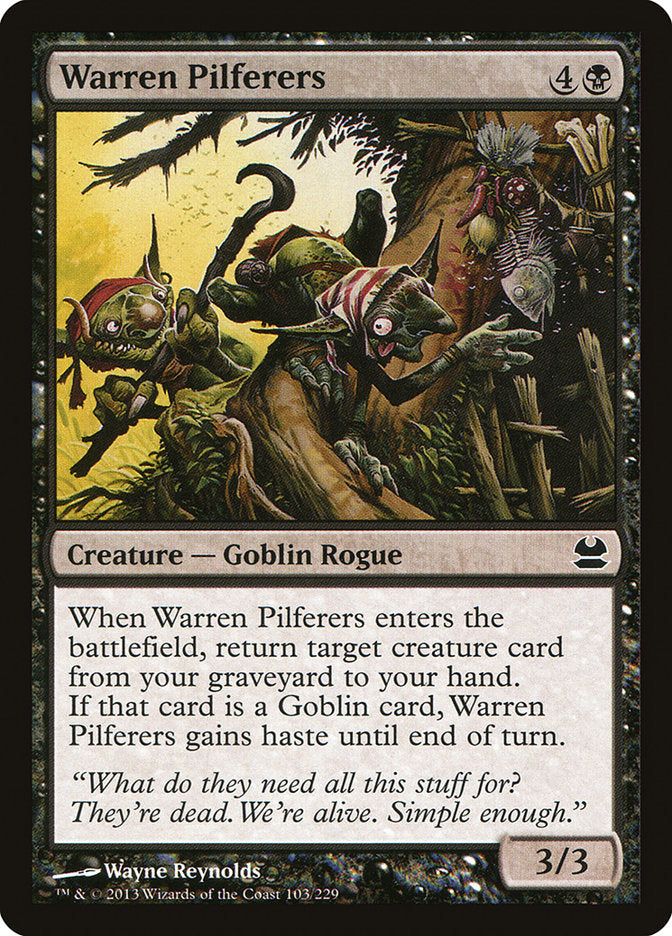Warren Pilferers 103 (Modern Masters)  - Foil | Good Games Adelaide SA