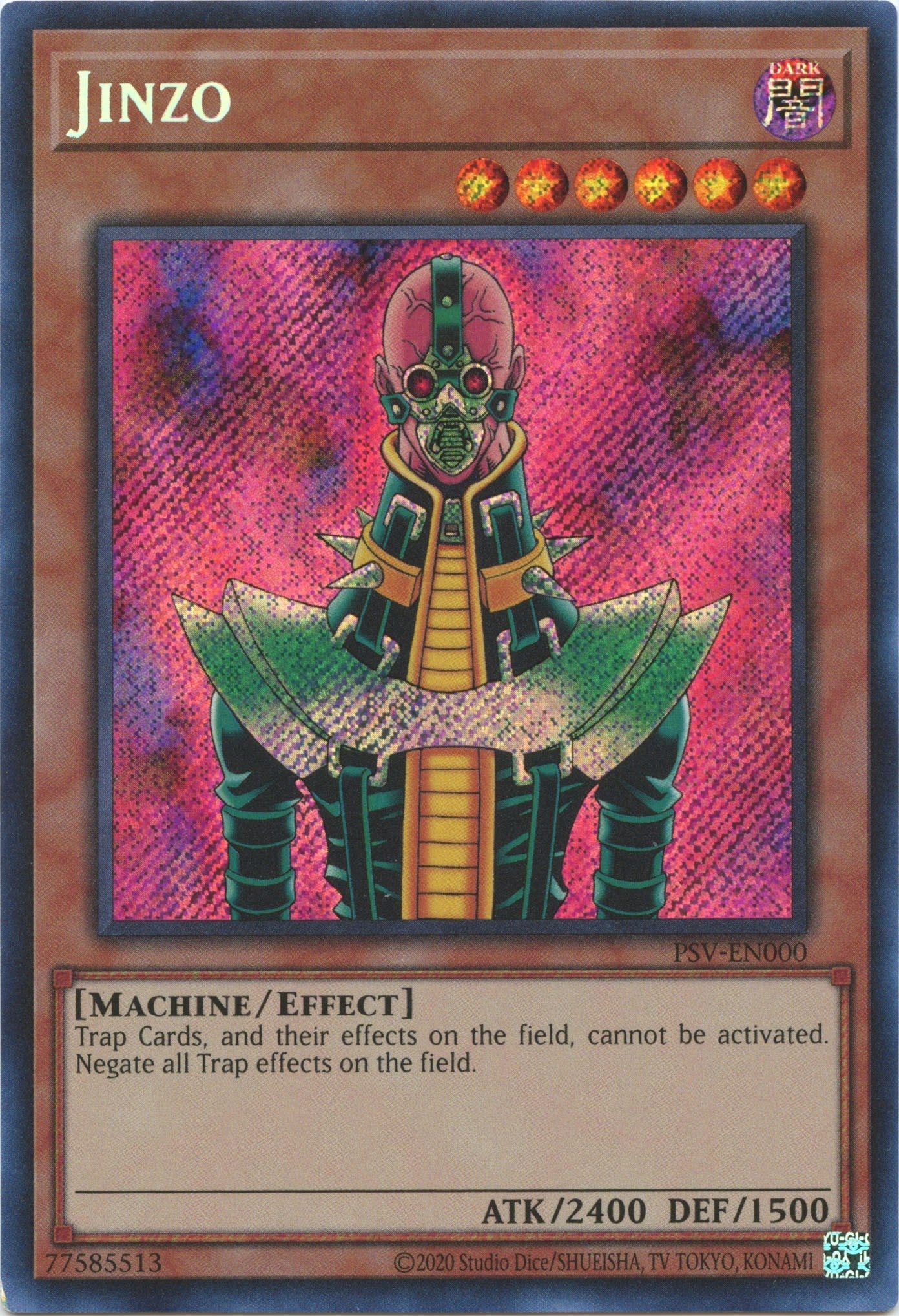 Jinzo (25th Anniversary) [PSV-EN000] Secret Rare | Good Games Adelaide SA