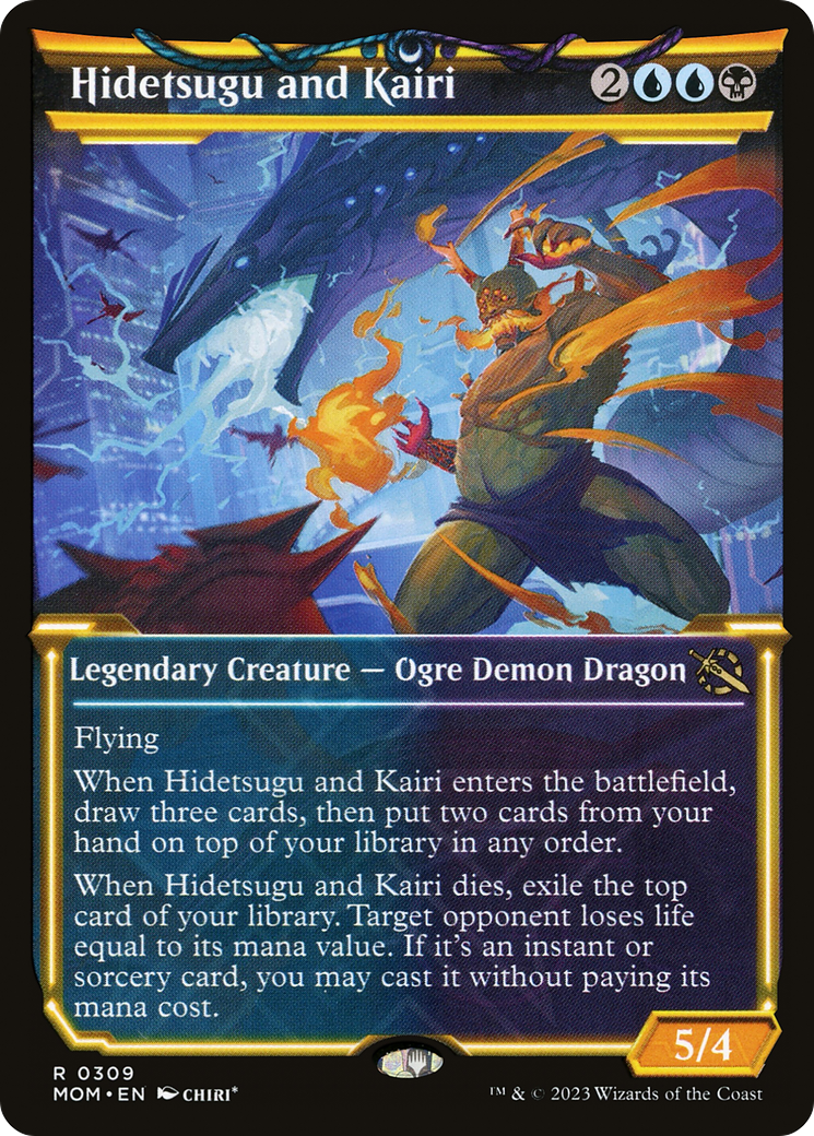 Hidetsugu and Kairi (Showcase Planar Booster Fun) [March of the Machine] | Good Games Adelaide SA