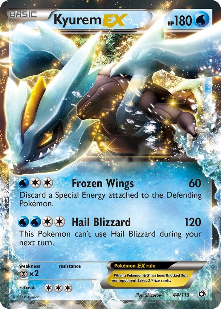 Kyurem EX 44/113 (Legendary Treasures)  - Holofoil | Good Games Adelaide SA