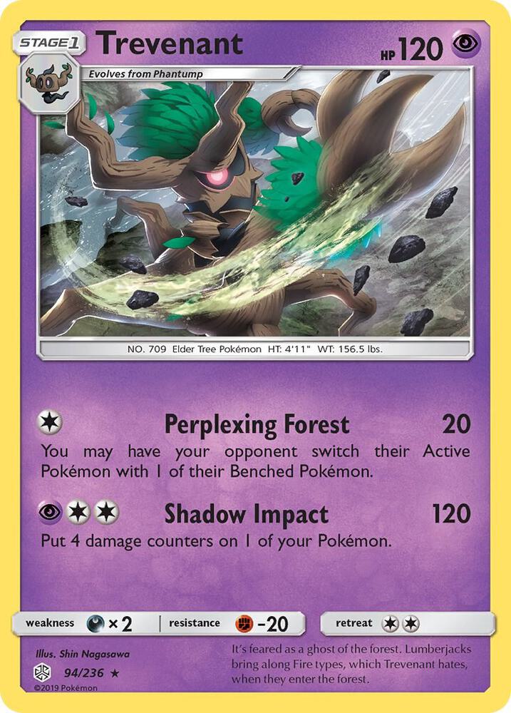 Trevenant 94/236 (SM - Cosmic Eclipse)  | Good Games Adelaide SA