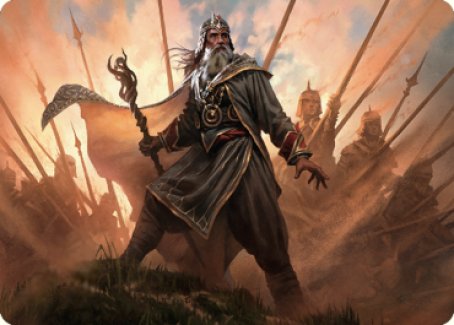 Hazezon, Shaper of Sand Art Card [Dominaria United Art Series] | Good Games Adelaide SA