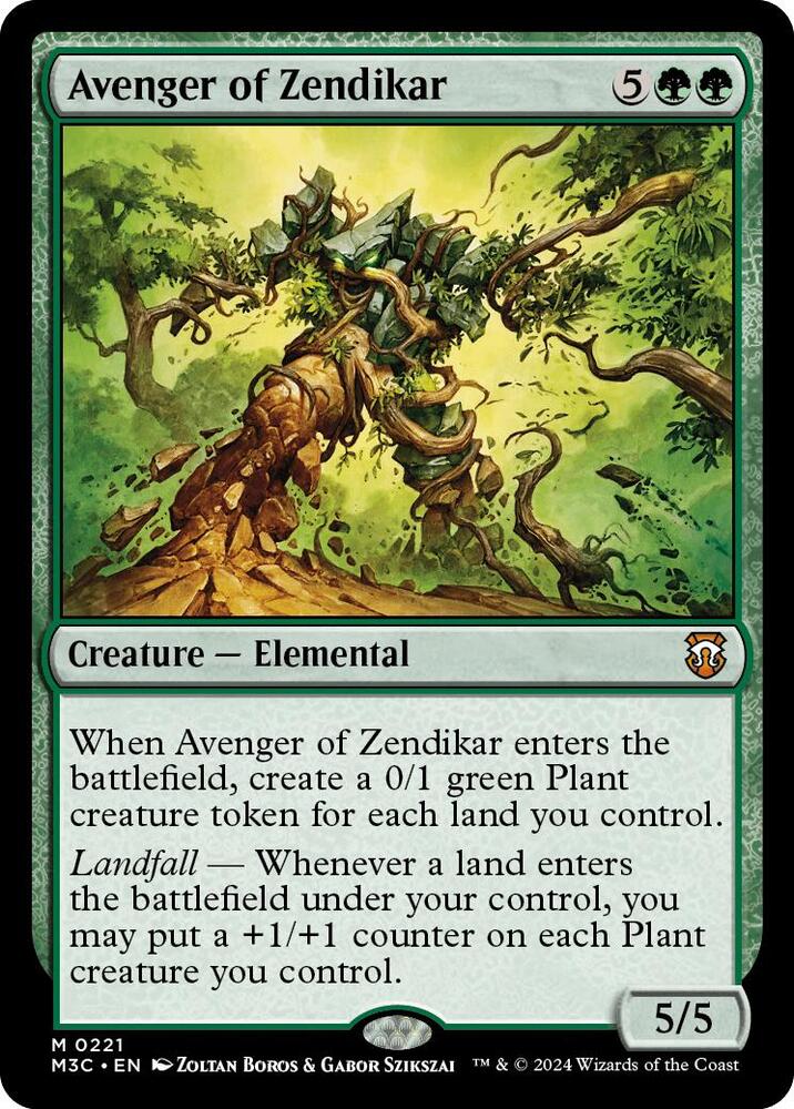 Avenger of Zendikar 221/411 (Commander: Modern Horizons 3)  - Ripple Foil | Good Games Adelaide SA