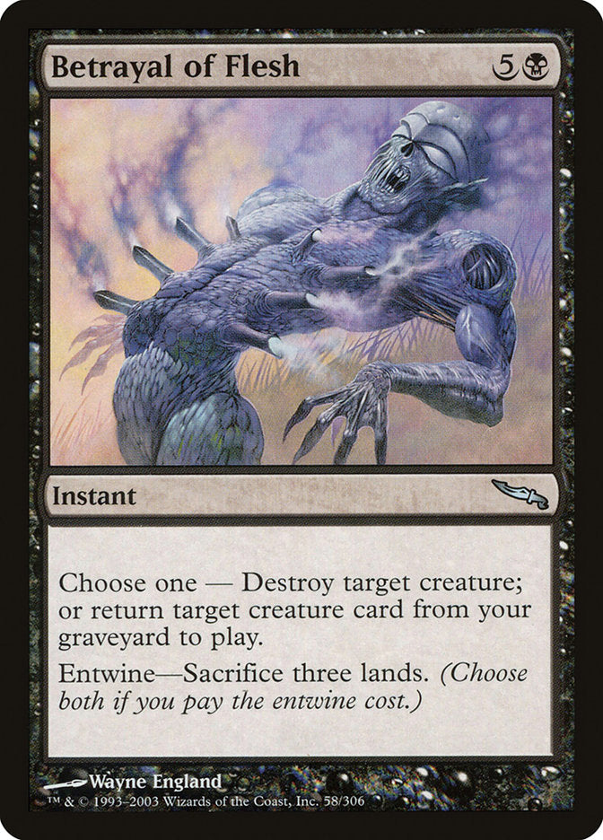 Betrayal of Flesh 58 (Mirrodin)  - Foil | Good Games Adelaide SA
