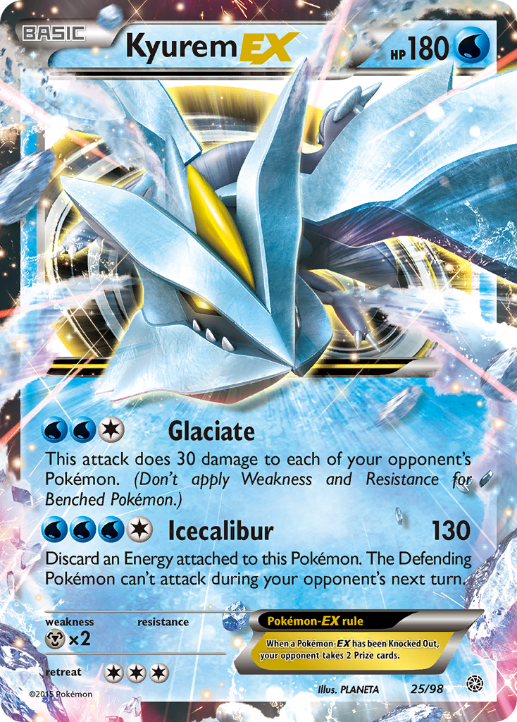 Kyurem EX (25/98) [XY: Ancient Origins] | Good Games Adelaide SA