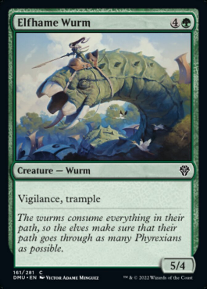 Elfhame Wurm [Dominaria United] | Good Games Adelaide SA