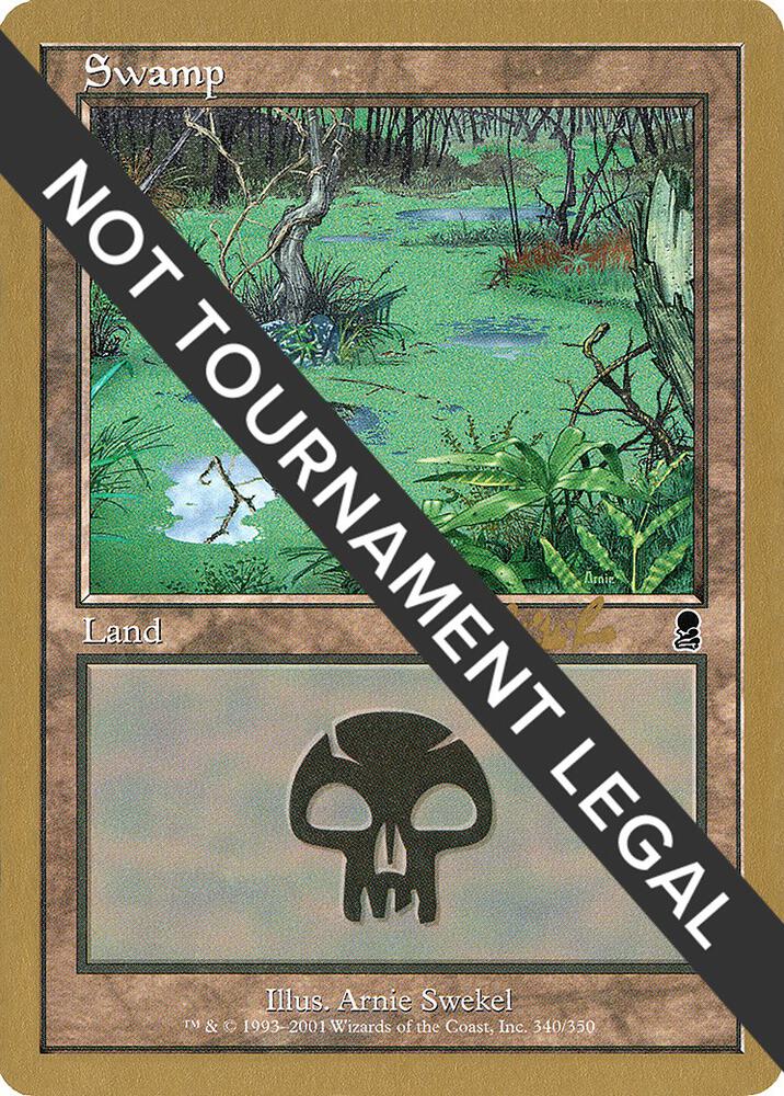 Swamp 340 2002 Carlos Romao ODY  (World Championship Decks)  | Good Games Adelaide SA