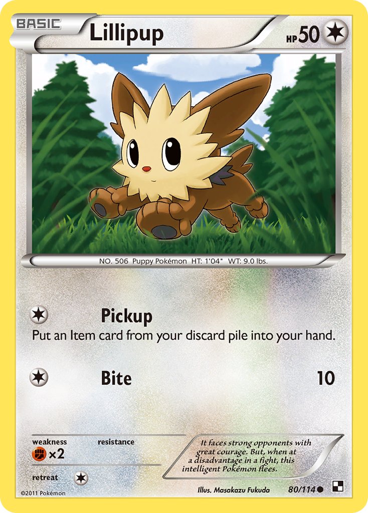 Lillipup (80/114) [Black & White: Base Set] | Good Games Adelaide SA