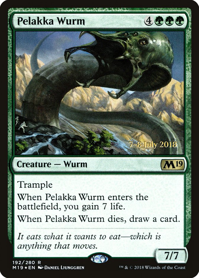 Pelakka Wurm [Core Set 2019 Promos] | Good Games Adelaide SA