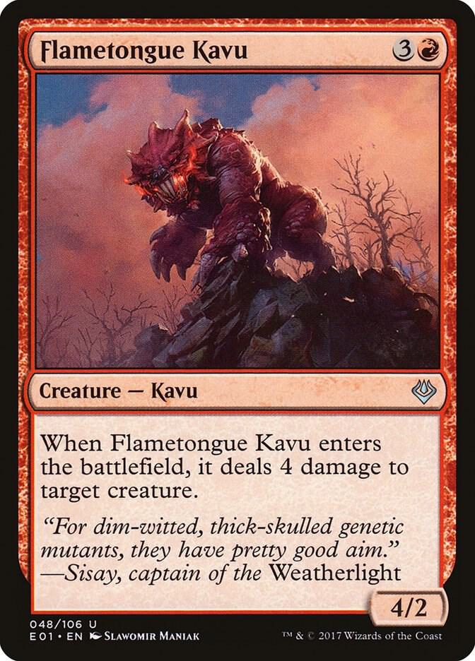 Flametongue Kavu 48 (Archenemy: Nicol Bolas)  | Good Games Adelaide SA