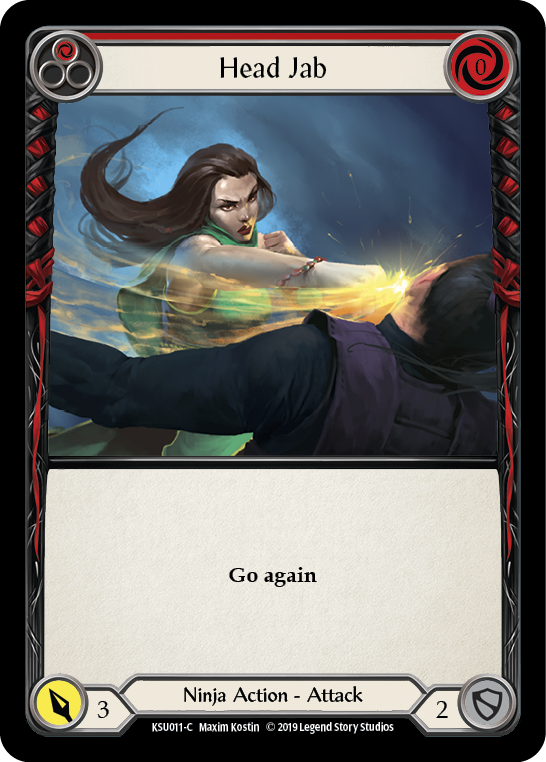 Head Jab (Red) [KSU011-C] 1st Edition Normal | Good Games Adelaide SA