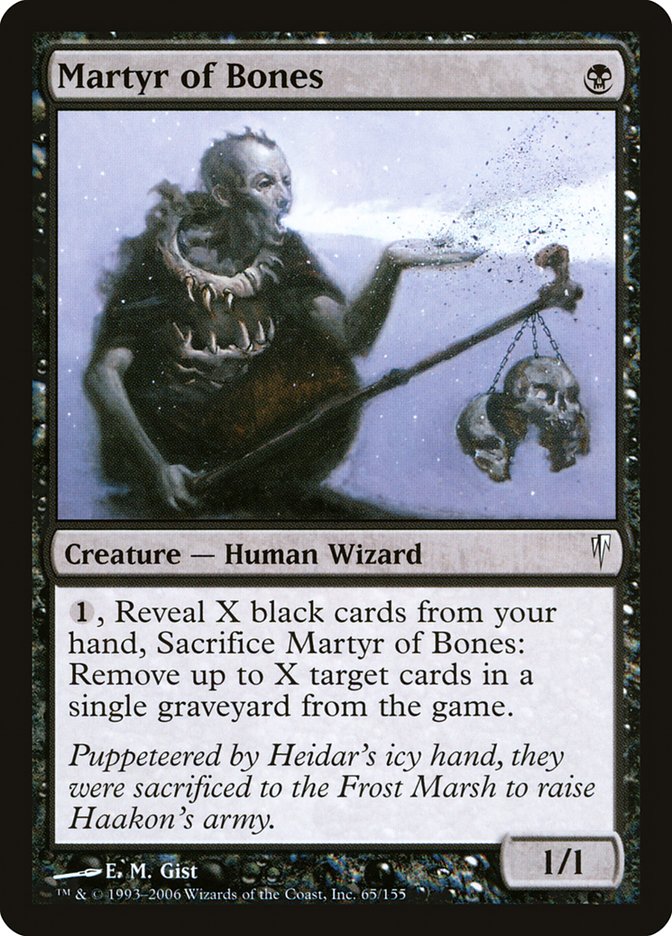 Martyr of Bones 65 (Coldsnap)  - Foil | Good Games Adelaide SA