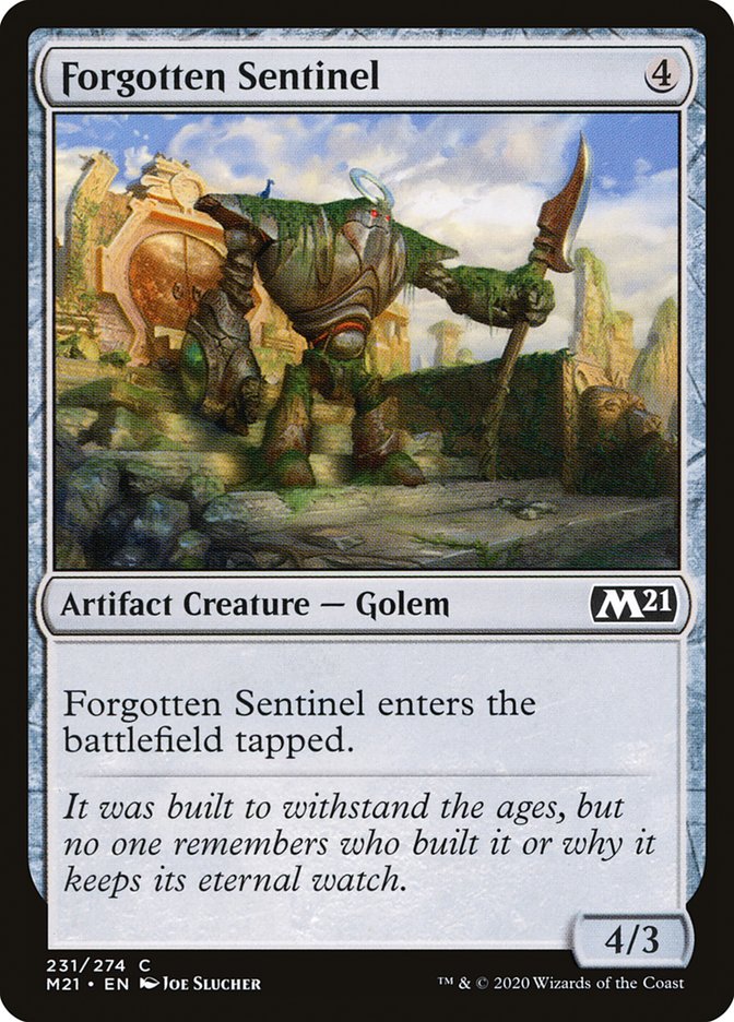 Forgotten Sentinel 231 (Core Set 2021)  - Foil | Good Games Adelaide SA